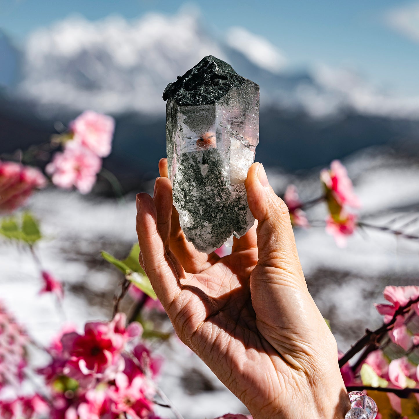 Himalayan Green Phantom Quartz