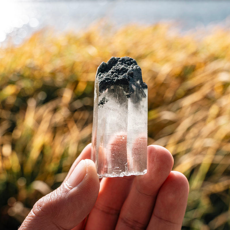 Himalayan Chlorite Etched Quartz
