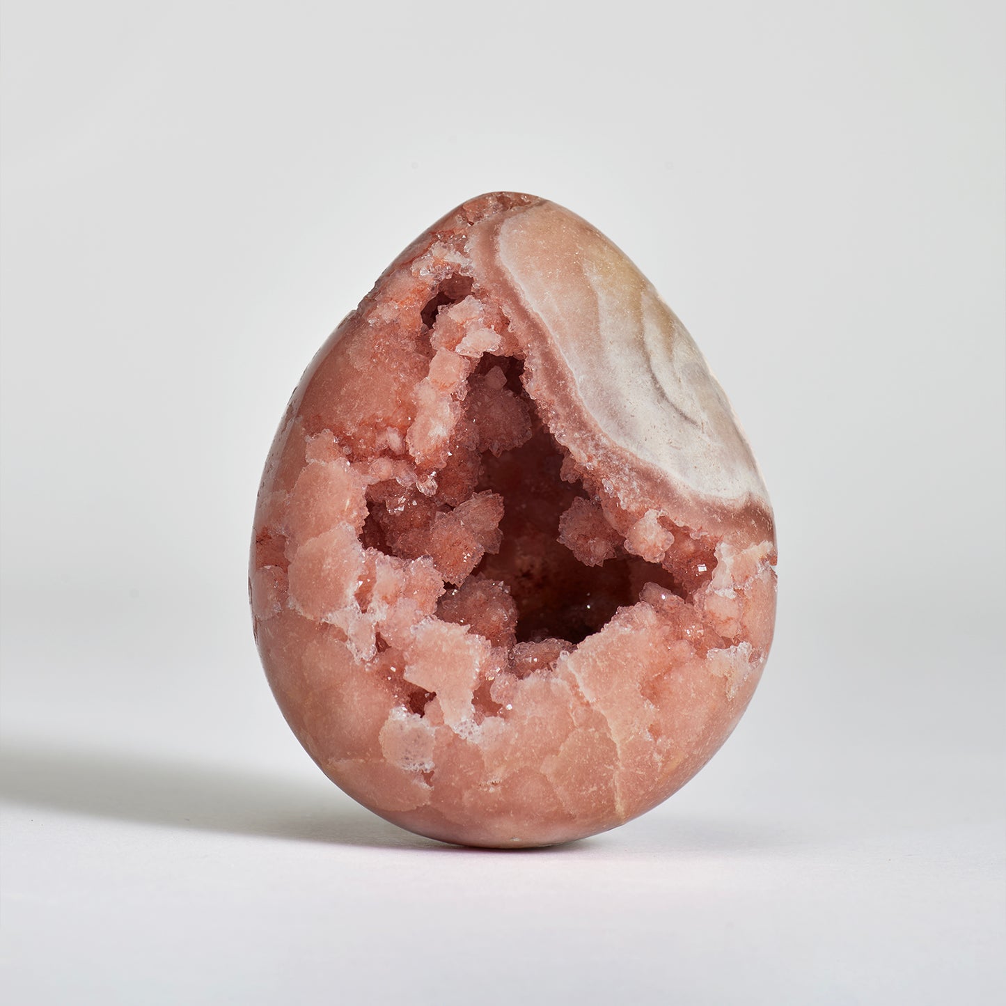 Brazilian Pink Amethyst Flower Egg