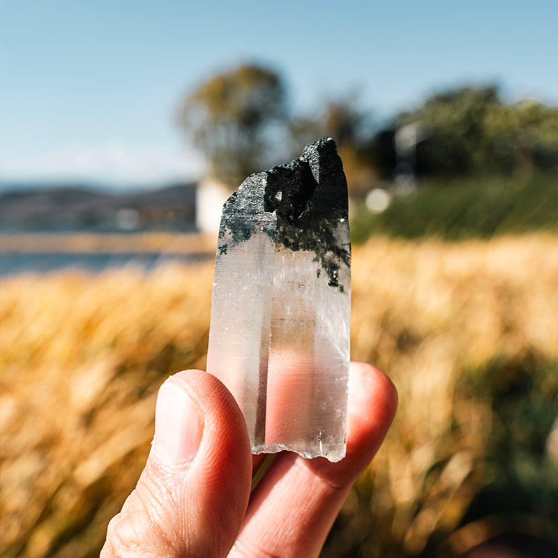 Himalayan Chlorite Etched Quartz
