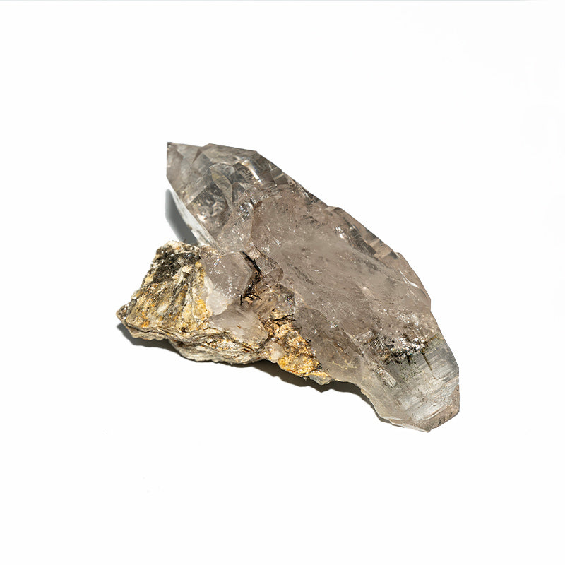 Himalayan Double Termination Clear Quartz With Mica Base Rock