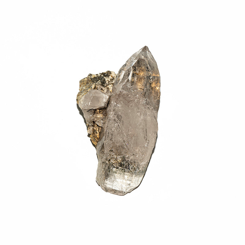 Himalayan Double Termination Clear Quartz With Mica Base Rock