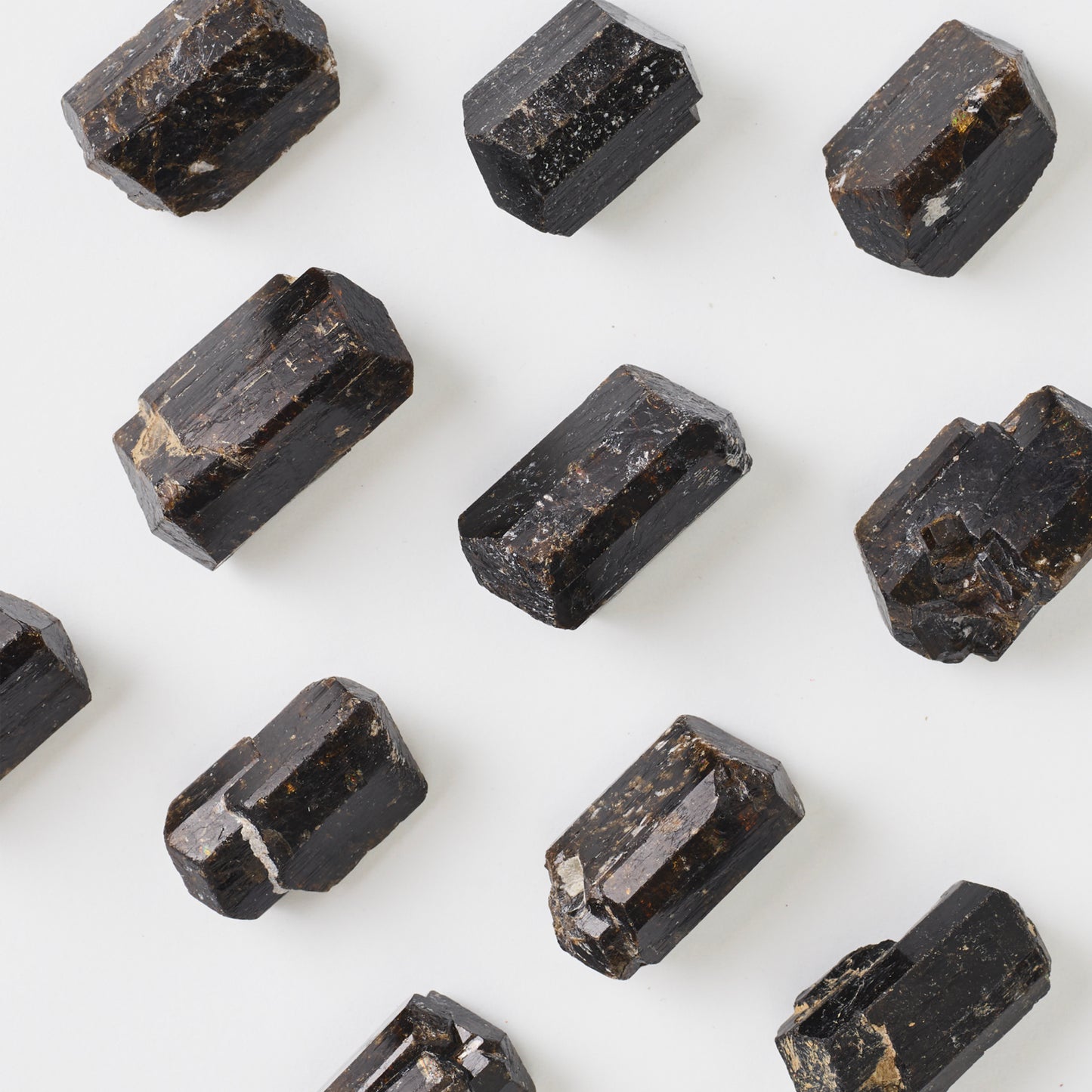 Himalayan Meditation Crystal Stone and Nepal Black-Gold Tourmaline Gift Box