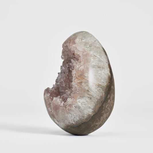 Beautiful rose quartz showcasing its love energy quartz properties.