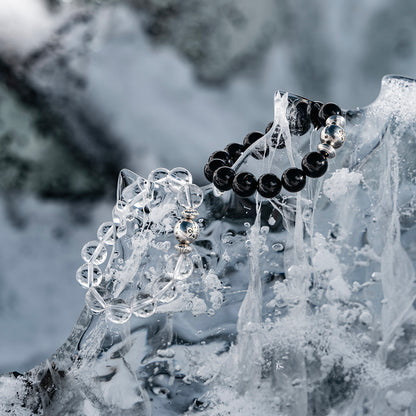 White Crystal Healing Bracelet Designed in Tibet