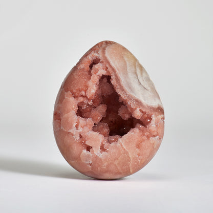Brazilian Pink Amethyst Flower Egg